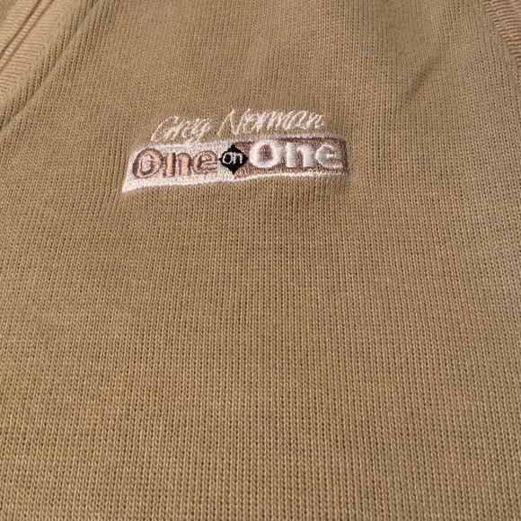 Greg Norman 100% Cotton Tan Pullover Vest (XL) - Picture 3 of 13